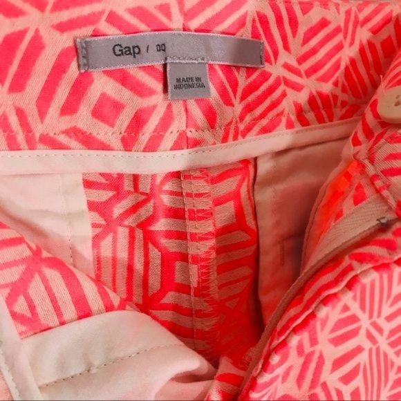 Gap Neon Geometric Jacquard Shorts Size 00 - Picture 5 of 5